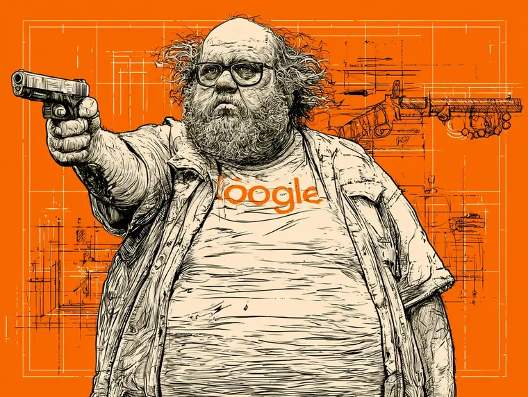 Illustration éditoriale : Google face au CTR organique, l'impact des AI Overviews sur les clics