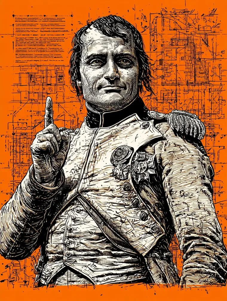 Napoléon Bonaparte en plan technique, index levé : la stratégie de référencement naturel avant la conquête des SERP de Paris